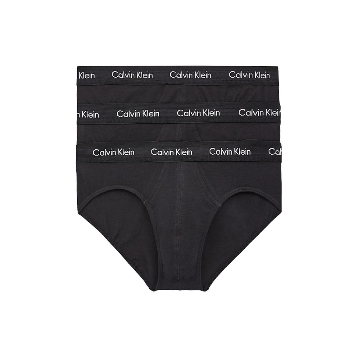 Calvin Klein Letter Logo Print Dreieck Unterwäsche Herren Unterwäsche Schwarz U2661G-XWB L black