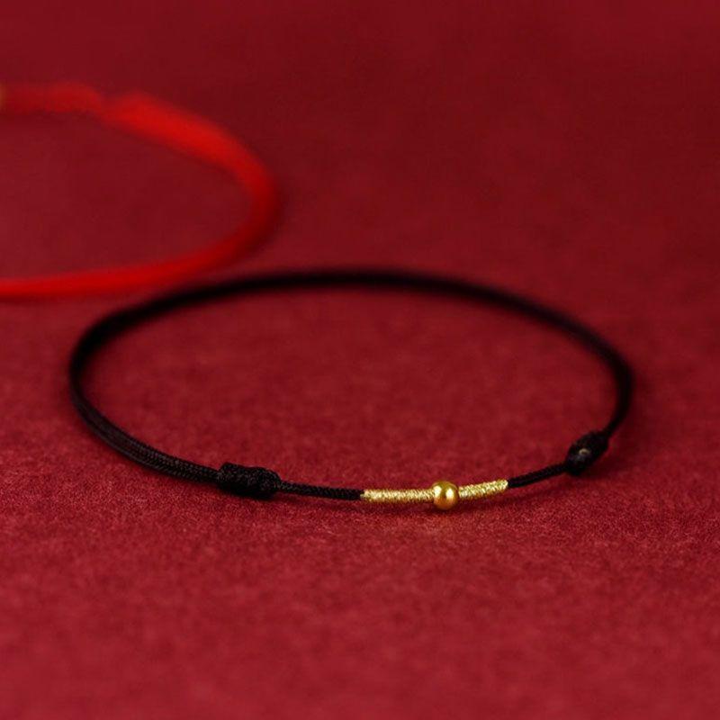Handgemachtes Armband Rotes Seil Glücksarmband Damen Herren Bestes Armband Fußkettchen