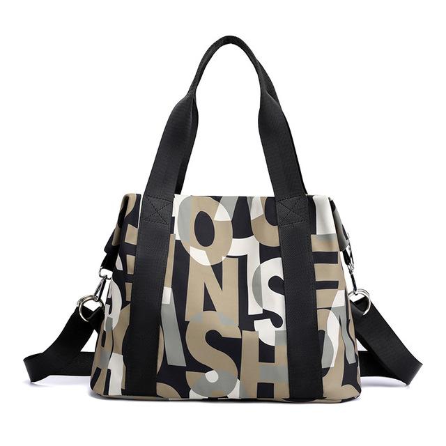 Nylon frauen Tasche Große-Kapazität Dame Schulter Messenger Taschen Tote Oxford Tuch Outdoor Reise Umhängetaschen Handtaschen khaki