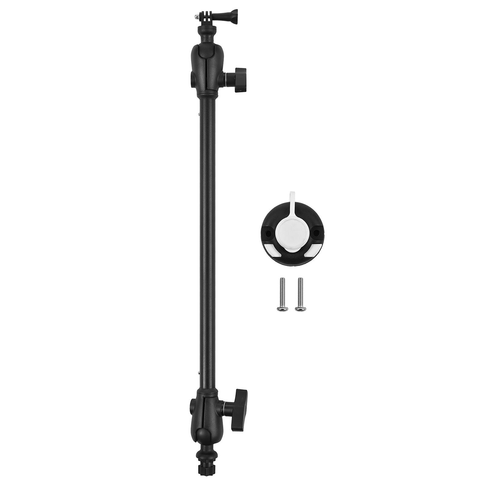 Marine Kamera Halterung Winkelverstellbare Kamera Halterungswinkel Kamera Halter Für Boote Kajak Kanus Kamera Schwenkarm Halterung GP40 black