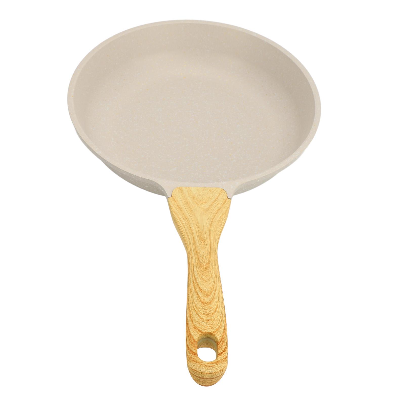 Multifunktionale Bratpfanne Eierpfannkuchenpfanne mit hitzebeständigem Griff für Elektroherd L