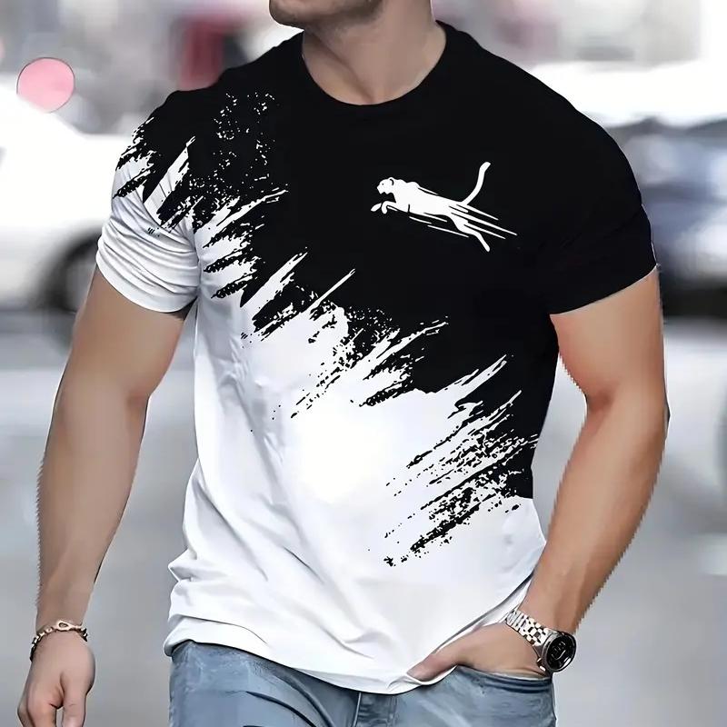 Modische T-Shirts für Kinder Sommer 3D-Druck T-Shirt Street Fashion Kurzarm-T-Shirts Locker Jungen Mädchen Oberteile T-Shirts Kleidung 160