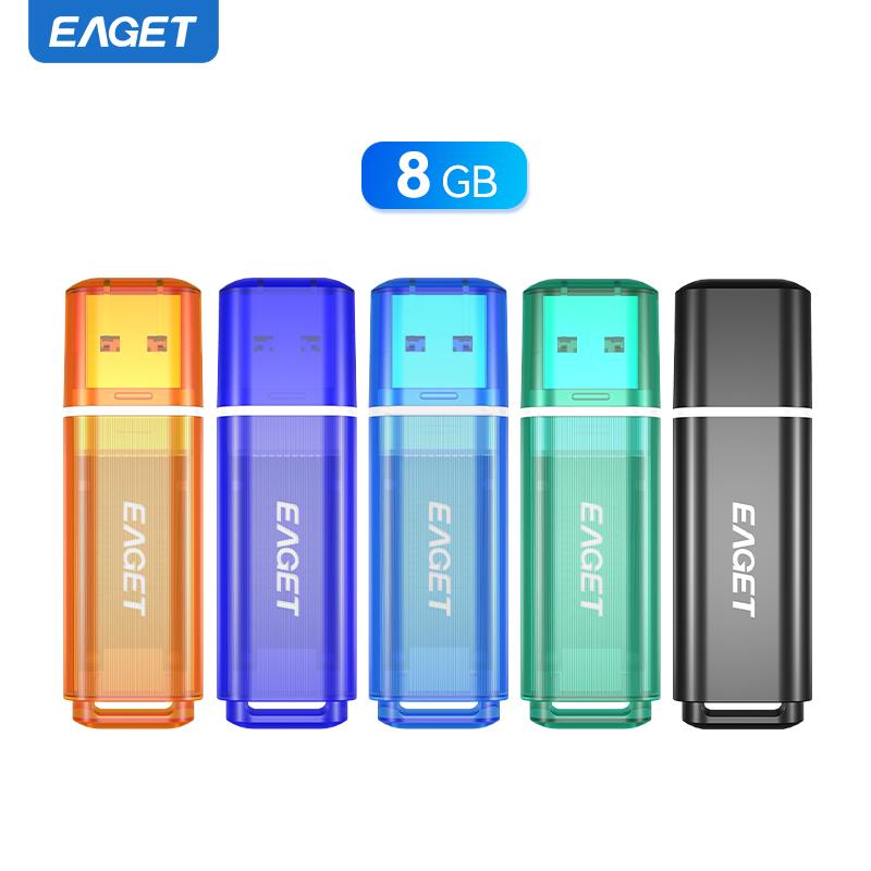 5er-Pack Flash-Laufwerk USB 2.0 5 Farben Memory Stick Thumb-Laufwerke, USB-Flash-Laufwerke Jump Drive Bulk USB-Laufwerk Plug & Play 8GB