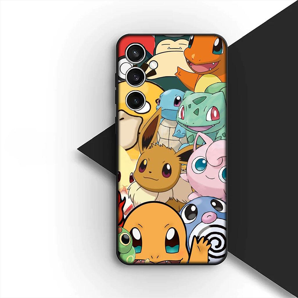 Hülle für Huawei P30 P20 Mate 20 Lite Pro Y7 Y6P Y7A 2019 Nova 5T 3I Hülle Handyhülle Mewtu P-Pokemons Mew two P-Pikachus Huawei P30