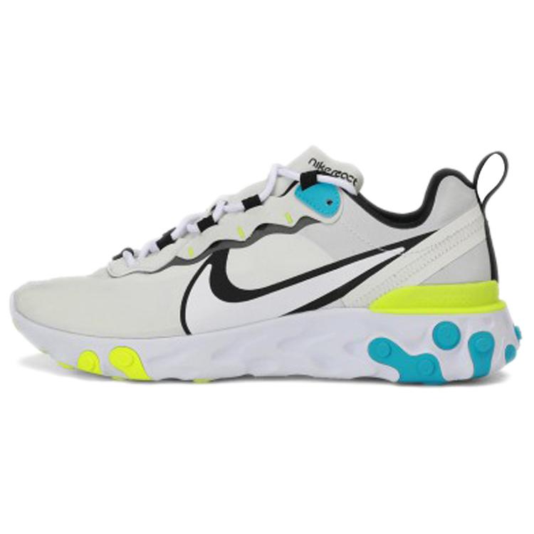 Nike React Element 55 'White Blue Fury Volt' CZ8652-104 43