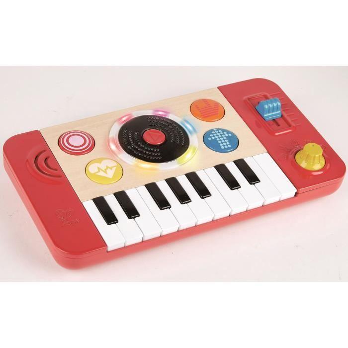 DJ-Mischpult HAPE - Spielen Sie Keyboard solo mit den 4 Instrumentalklängen und den 18 spielerischen Soundeffekten
