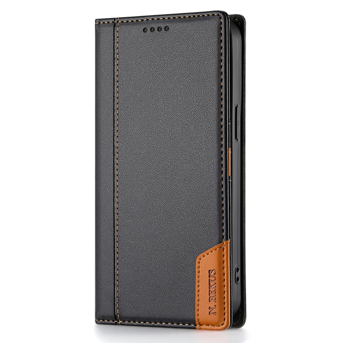 Für Samsung Galaxy alle Serien. für Samsung S / A / M / Note Serie. Brieftaschen-Handyhülle Multifunktionaler Ständer RFID-Schutz Modisches Kunstleder Samsung Galaxy A53 5G schwarz