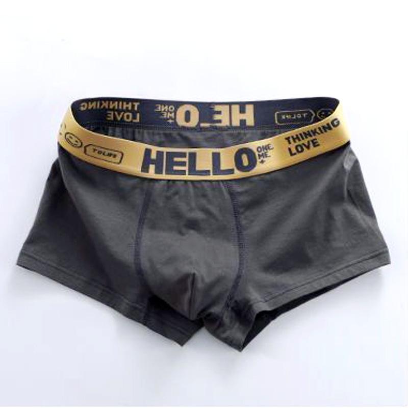 Herrenunterwäsche Herren-Boxershorts aus reiner Baumwolle Bequeme, atmungsaktive Baumwollshorts Unterwäsche-Trend-Boxershorts XXXL