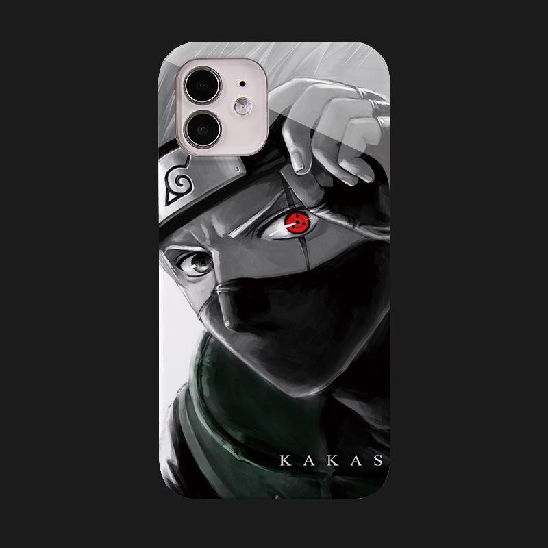 Naruto Kakashi Anime Handyhülle für iPhone 13/12 Pro Max/11/X/8 Plus iPhone 7 Plus/8 Plus