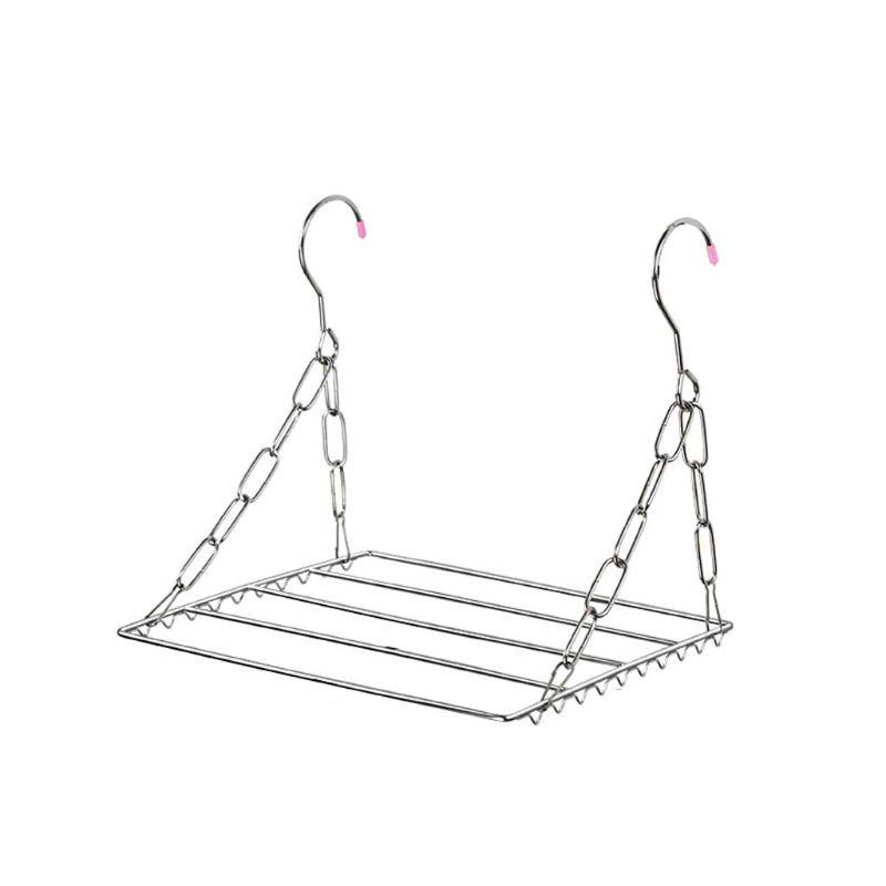 Balkon-Klappschuh-Wäscheständer, Wäscheständer, Edelstahl, Wäsche-Unterwäsche S