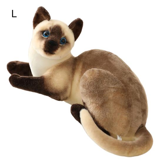 Plüsch gefüllte Kissen Simulation Katze Design Tier Kissen Plüschtiere schönes Geschenk L