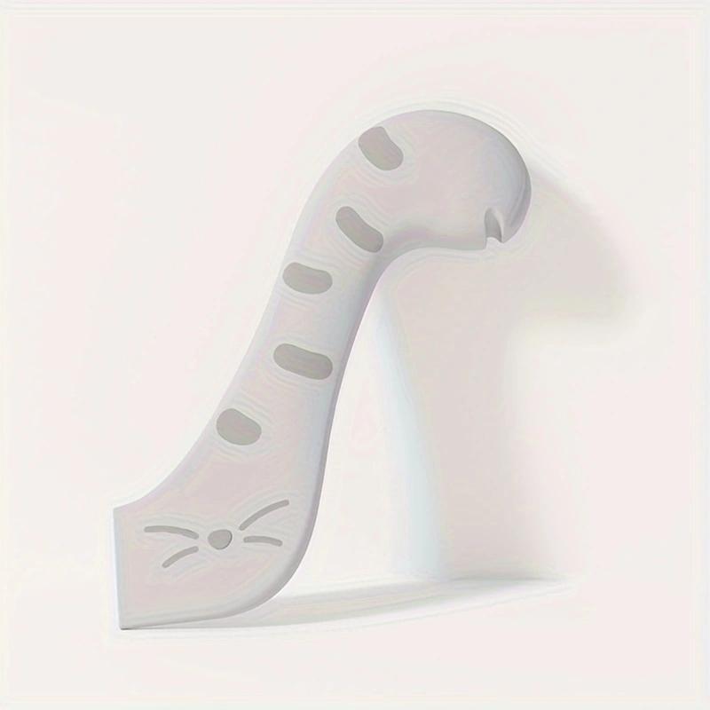 Pet Spoon, multifunktionaler Dosenöffner, Nassfutter-Fütterungslöffel, Silikon-Haustierdosen-Verschlussdeckel, Futteraufbewahrung, Katzen- und Hundezubehör grau