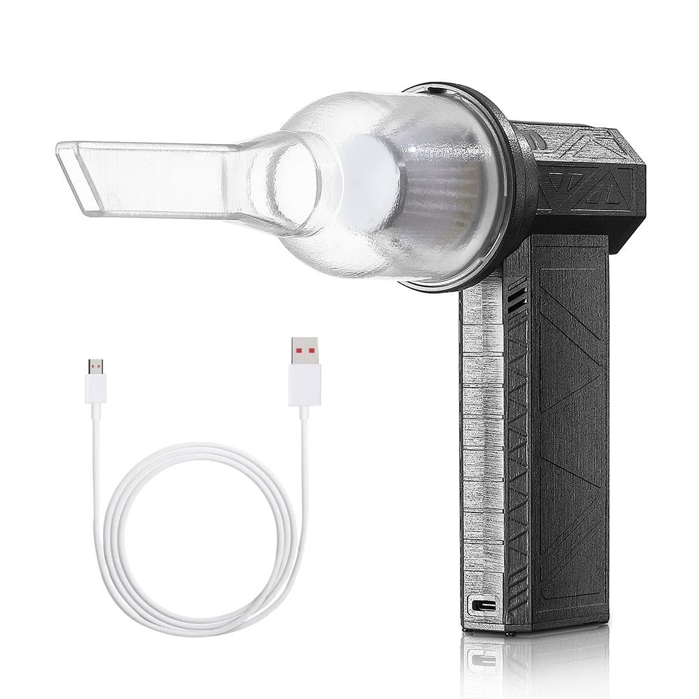 Mini-Turbo-Jet-Ventilator, 52 m/s, Turbo-Ventilator, 130.000 U/min, wiederaufladbares, leistungsstarkes Gebläse Turbo Fan with Blower Head