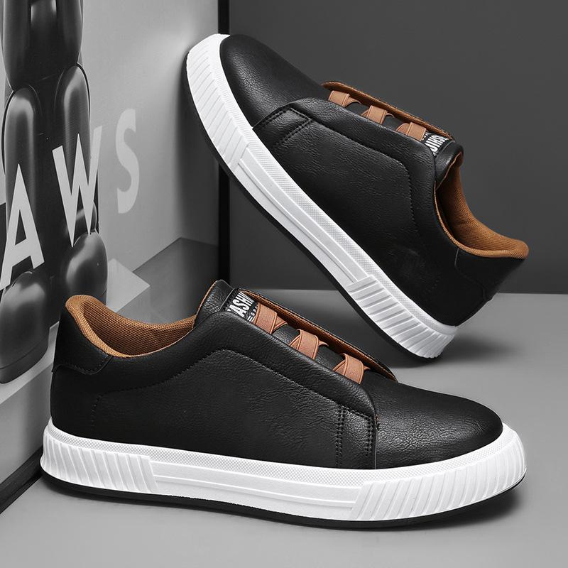 Neue Freizeitschuhe und Lederschuhe für Frühling 1999 Koreanischer Stil Vielseitig und Personalisiert Herrenschuhe Board Schuhe Modisch und Trendig Weiße Schuhe 43 gray