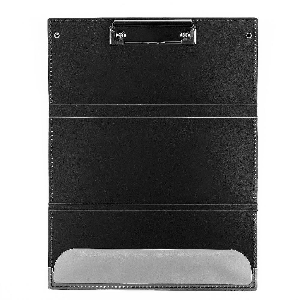 Krankenschwester Falt-Klemmbrett Tragbare Krankenschwester Klemmbretter 24,1CM Multifunktionales Schwarzes Klemmbrett mit Schnellübersichtsblatt Schreibblock schwarz
