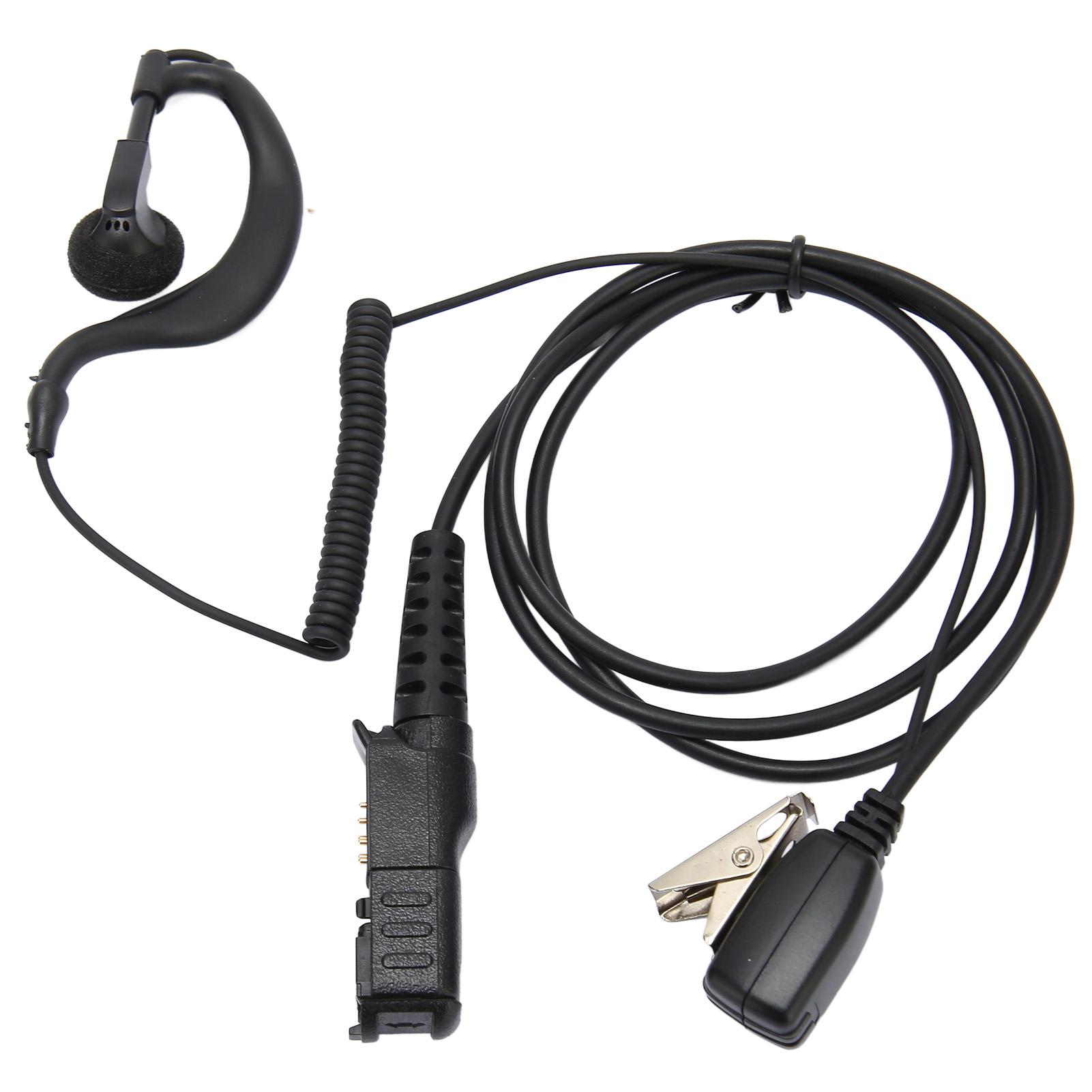 G-Form Ohrhörer PU-Kabel Walkie-Talkie-Ohrhörer mit Mikrofon PTT für XPR3500e XPR3300 XPR3000 XPR3300e