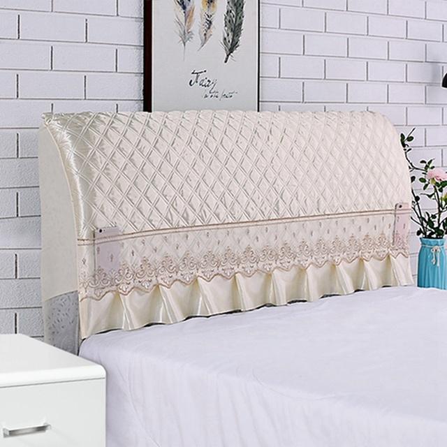 Moderner Kopfteilbezug, staubdicht, Bettkopfbezug, weicher Bettrückenschutz, Rückenlehne, Kopfteilbezug, Heimbett-Tagesdecke 120cm