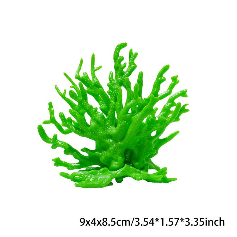 Coralline Künstliche Aquarium Dekorationen Aquarium Künstliche PVC Pflanzen Korallen Ornamente Aquarium Landschaft Aquarium S grün