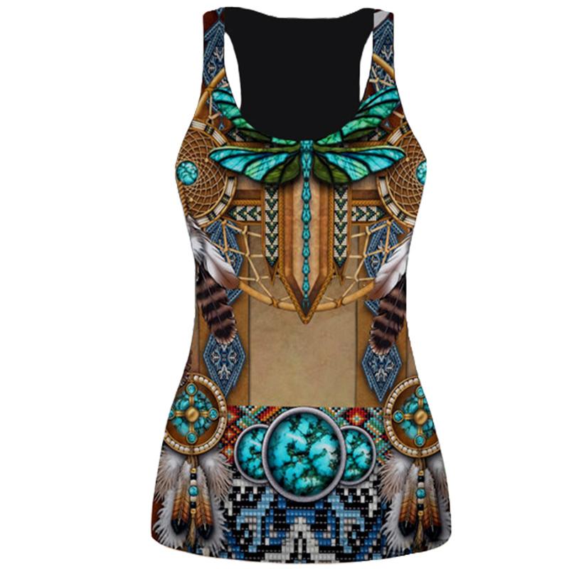 3D-Druck-Tiger-Tanktops für Damen, Workout, Yoga, Fitnessstudio, bedruckte Sommer-Sport-Shirts, Übergrößen-Westen für Damen S blau