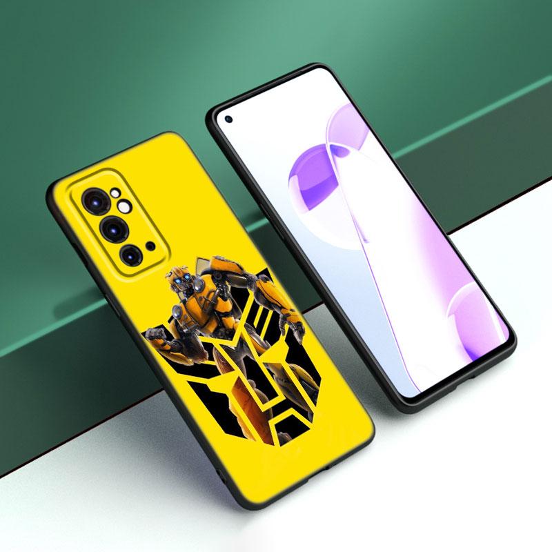 Transformers Bumblebee Schwarze Silikon Handyhülle Für OnePlus 9 10 11 12 ACE 2V Pro 9RT 10T 10R Nord CE 2 3 Lite N10 N20 N30 5G OnePlus Nord 2 5G