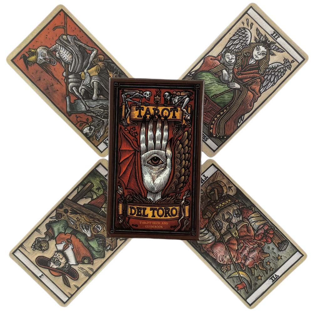 Del Toro Tarot Deck Karten Familie Urlaub Party Spielen Oracle Visions Brettspiele Requisiten