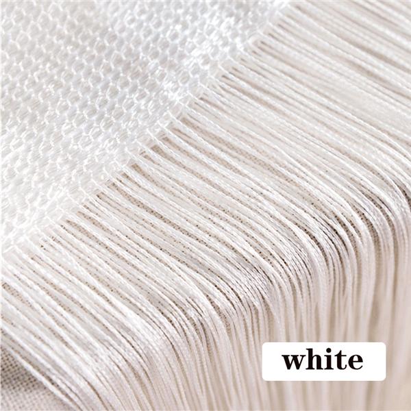 Vorhänge für Wohnzimmer, 300 cm x 300 cm, Fadenvorhang für Wohnzimmer, Tür, Wand, Fenster, Raumteiler, Quastenvorhang 100 by 200cm