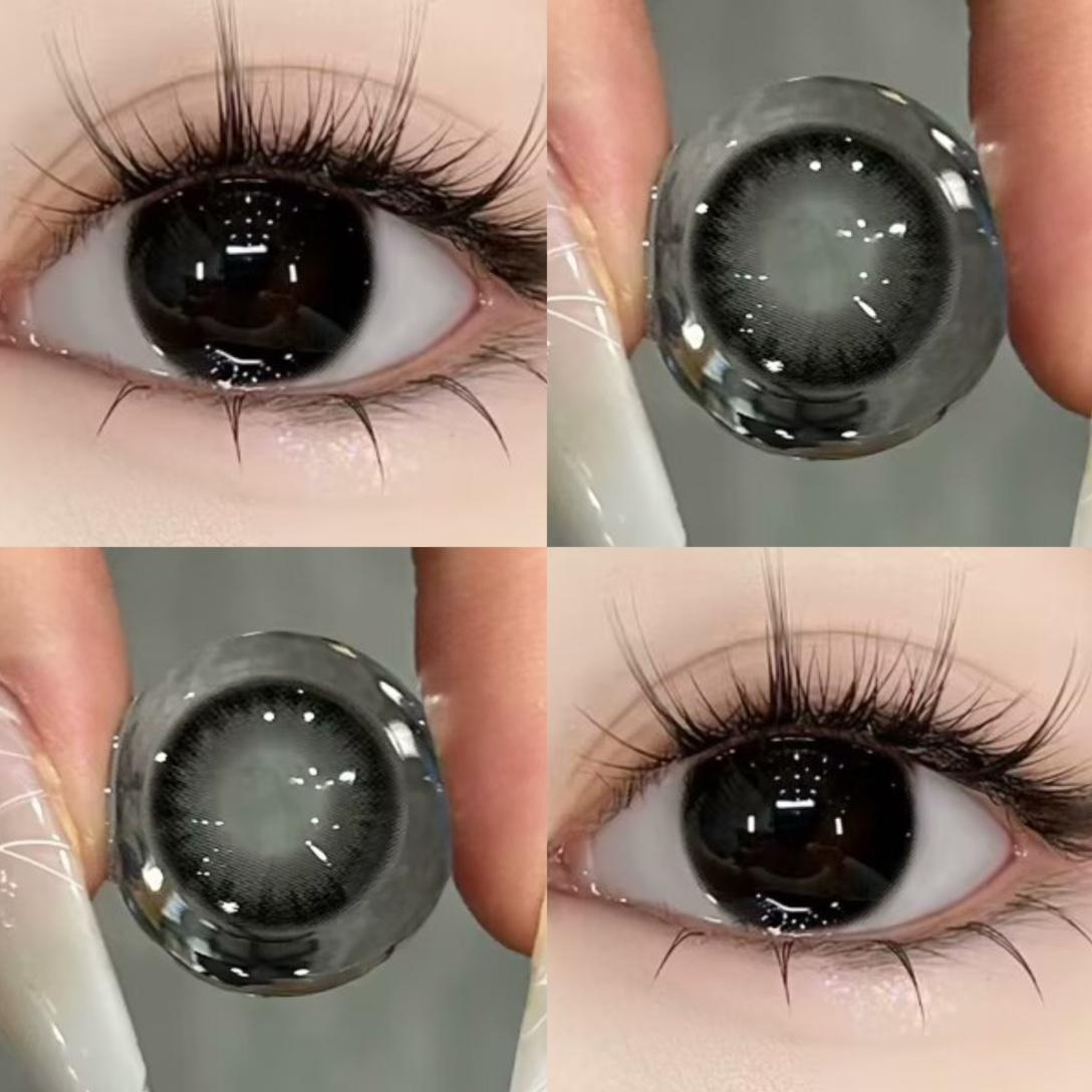 2 STÜCKE Kontaktlinsen Kosmetik 1 Jahr Verwendung Myopie Farbige Kontaktlinsen Natürliche Weiche Kontaktlinsen Kontaktlinsen Kosmetik -8.00