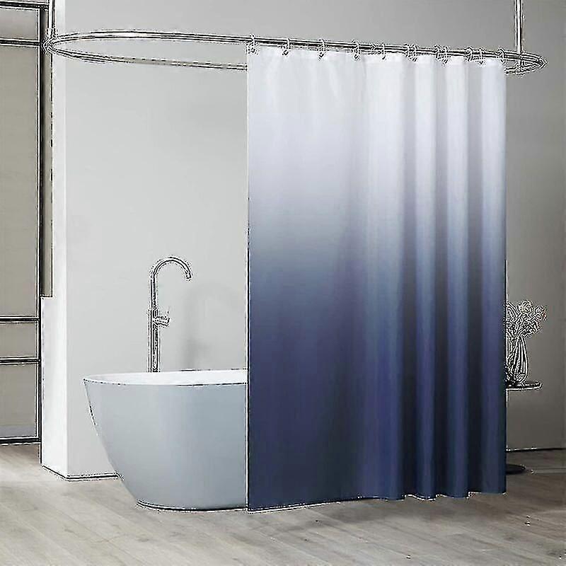 Extra breiter Duschvorhang 240x200 cm - Dunkelgrau, Schimmelresistent, Wasserdicht