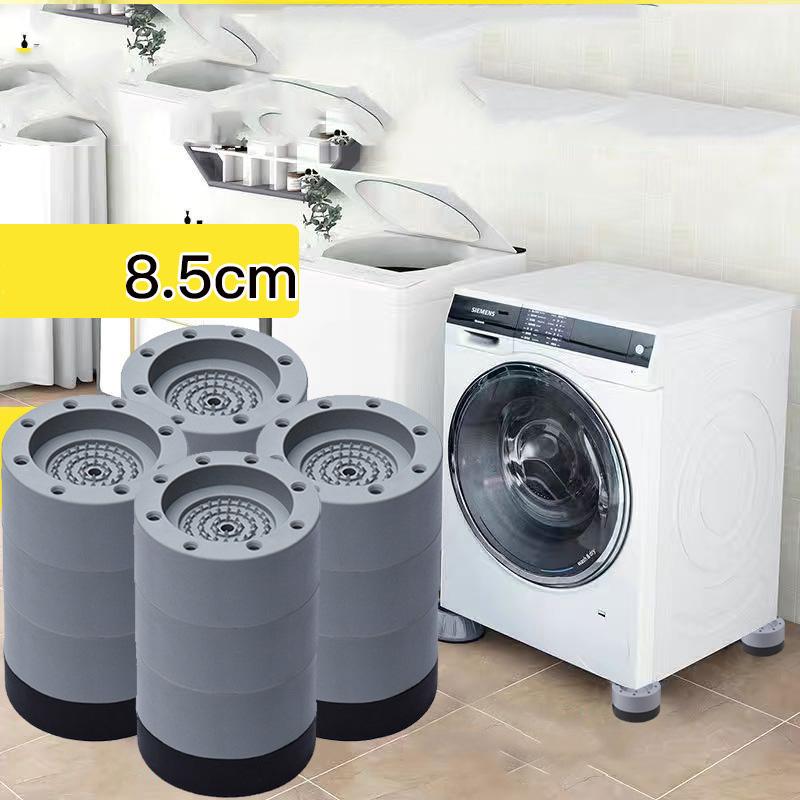 4 Teile/satz Anti Vibration Waschmaschine Füße Pad Universal Waschmaschine Anti-Slip Möbel Hebe Fuß Basis 8.5cm-4pc grau