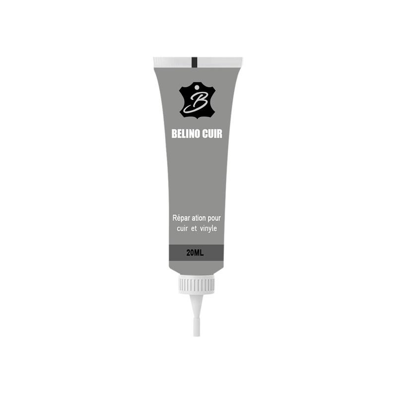 20 ml Leder-Reparaturgel, Farbreparatur für Zuhause, Autositz, Leder, ergänzende Reparatur, Aufarbeitungscreme, Paste, Lederreiniger grau