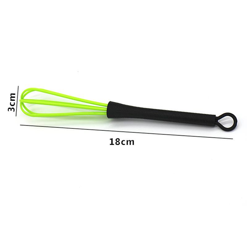 Bunte Salon Friseur Farbstoff Griff Schneebesen Ballon Peitsche Mixer Rührer Mixer grün
