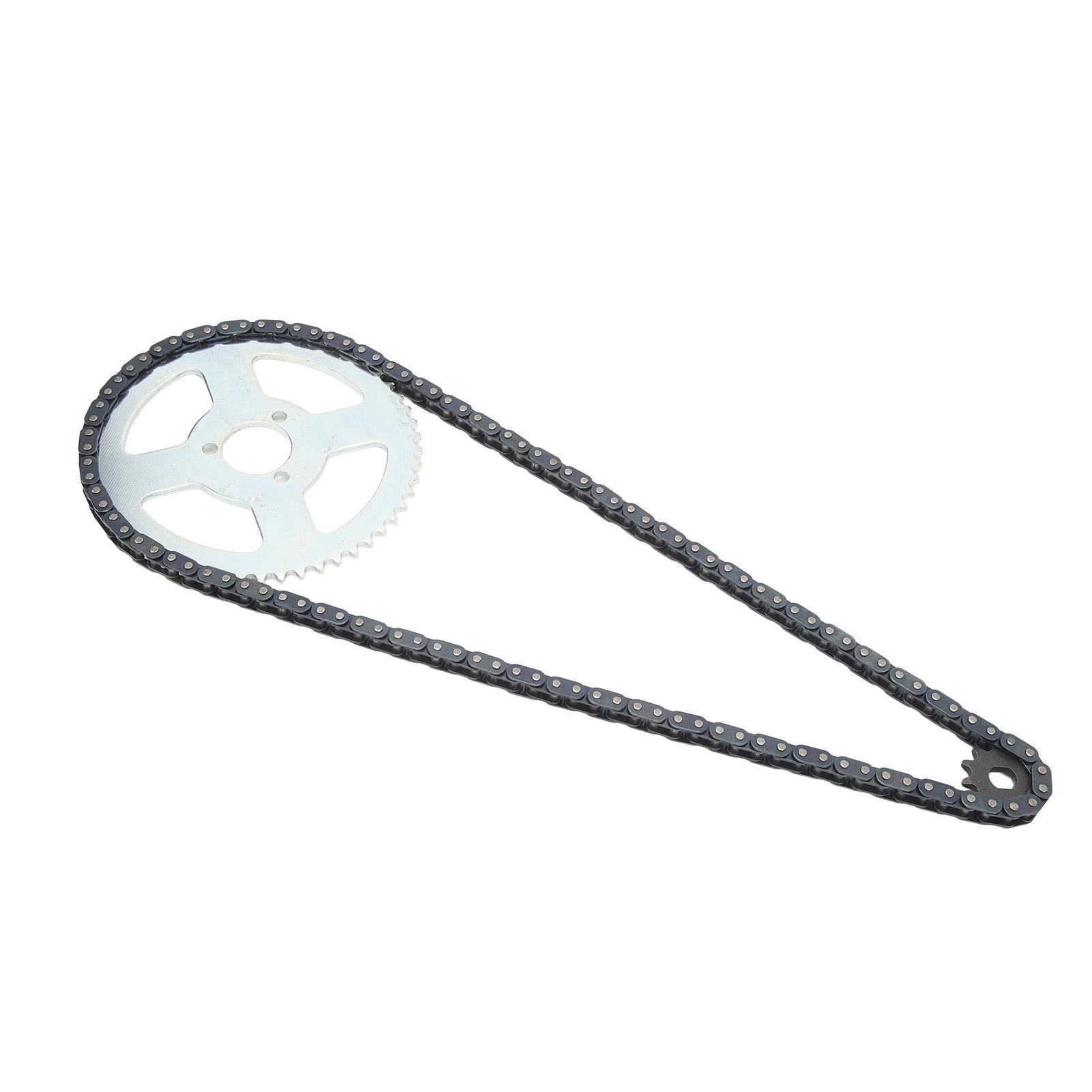 T8F Kettenradkette vorne und hinten, hohe Festigkeit für 47 cc 49 cc Mini Dirt ATV Pocket Bikes Minimo