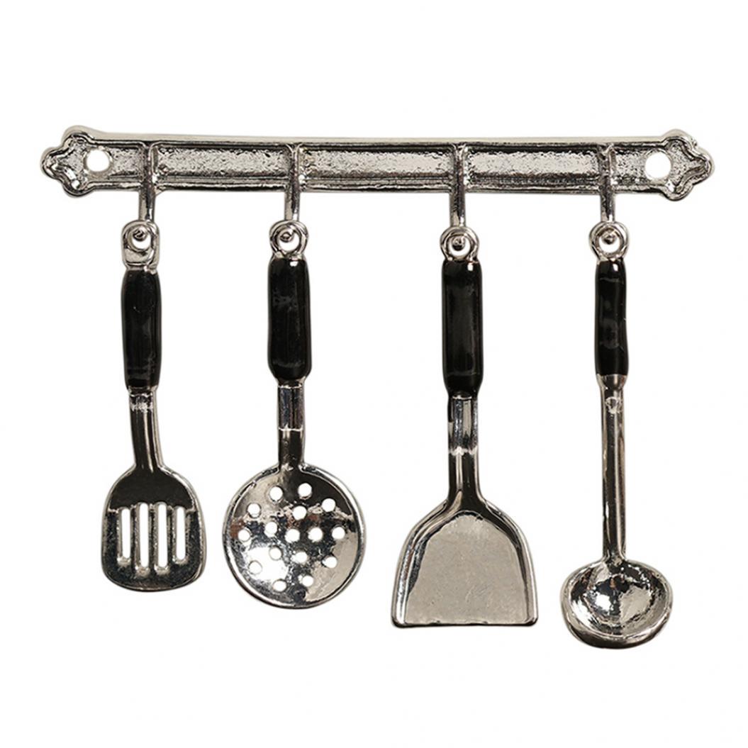 6 Stücke Puppenhaus Miniatur Flasche Esszimmer Simulation Küche Spielzeug Geschenk silber