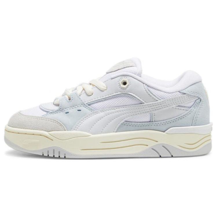 Puma 180 Vielseitige Lässige Leichte Bequeme Low-Top-Sneaker Unisex-Sneaker Weiß Grau 389267-13 42.5