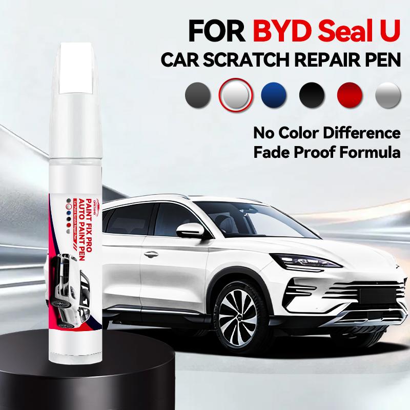 Für BYD Seal U 2023-2025 Lackreparaturstift Ausbesserungsstift Kratzerentferner DIY Autozubehör Schwarz Weiß Braun Blau Grau Gelb Rot perlmutt weiß