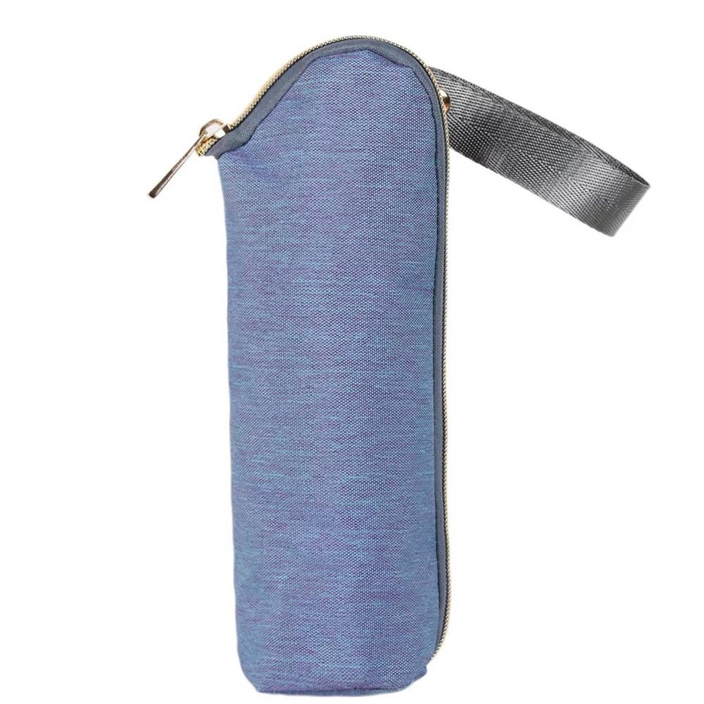 Baby Fütterung Milch Flasche Milch Wärmer Isolierung Tasche Thermische Tasche Baby Flasche Bolsa Botella Termica Thermos Baby Flasche Halter blau
