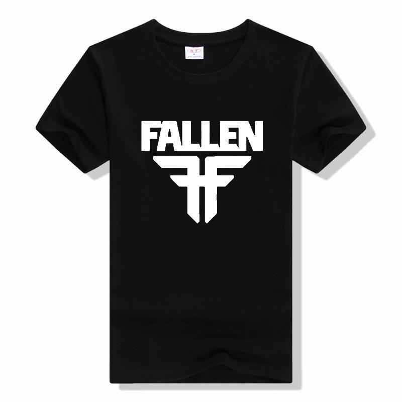 Fallen Unisex T-Shirts Musik Tour Kurzarm O-Ausschnitt Lässig Unisex Street Skateboard T-Shirt Pop Mode Top T-Shirts Unisex T-Shirt L