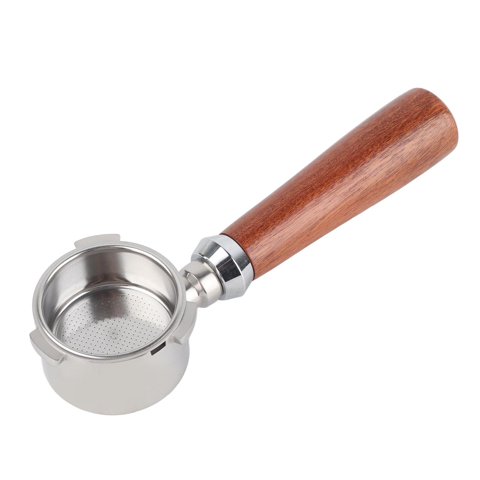 3 Ohren Kaffee Bodenloser Siebträger Abnehmbarer Edelstahl Kaffee Siebträger Ersatzteile 51mm/2in