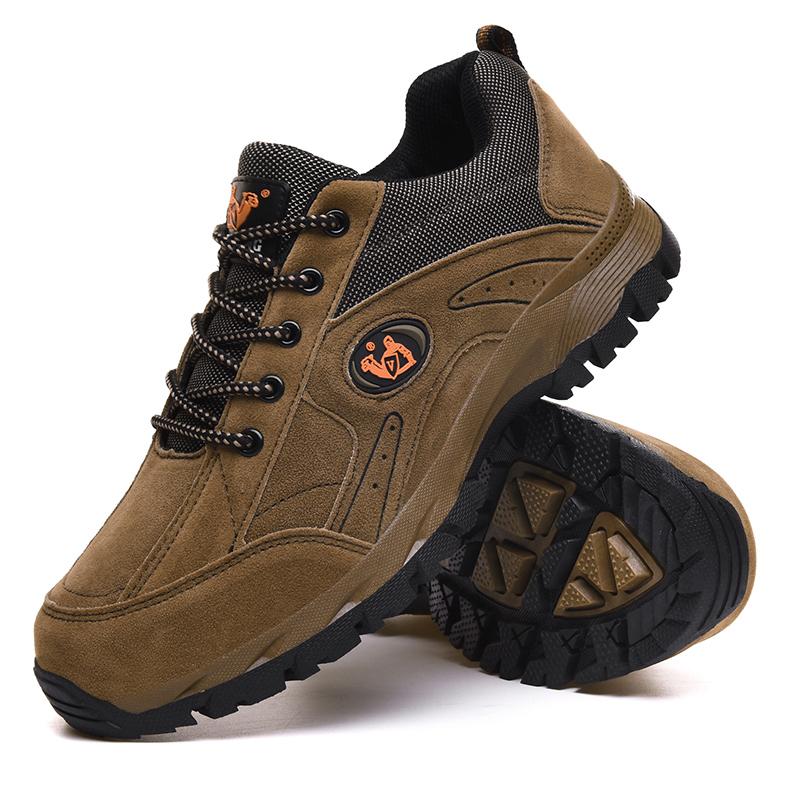 Off-Road-Outdoor-Schuhe, Outdoor-Reise-Wanderschuhe, atmungsaktive Herrenschuhe, rutschfeste, verschleißfeste Sohlen, bequemes, atmungsaktives Innen-Obermaterial 44 bronze