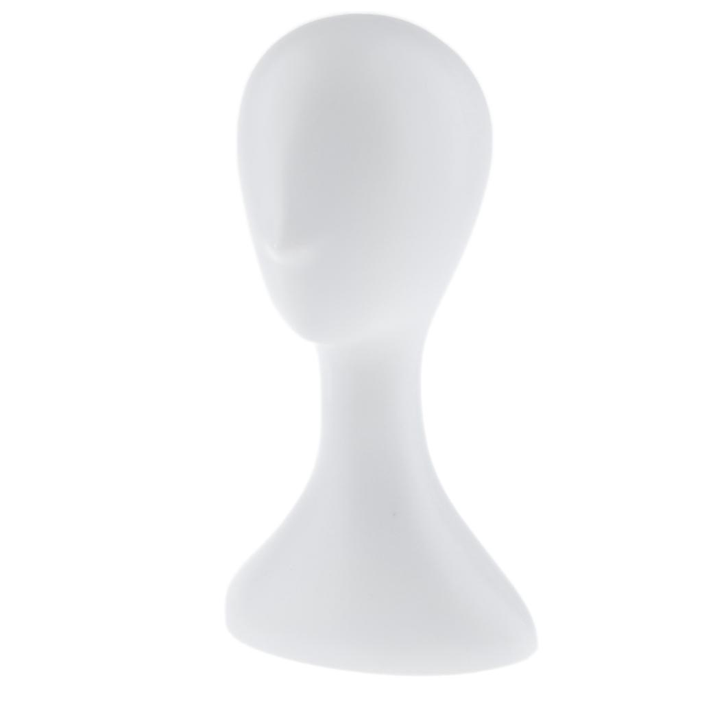 16 Mannequin Kopf Modell Manikin Perücke Hut Schal Display Ständer Halter Schwarz 22x13.5x40cm weiß