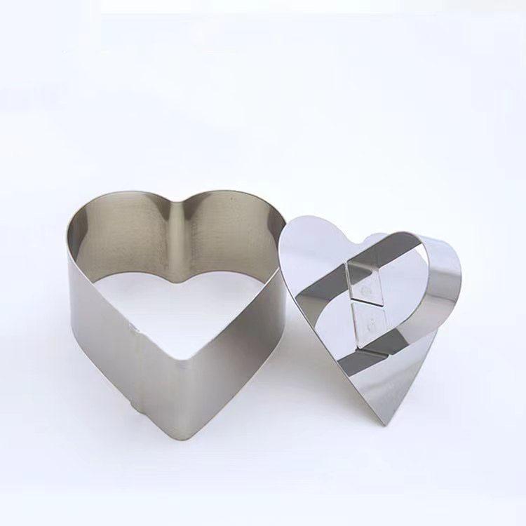Edelstahl Mousse Ring Kuchen Form Backen Werkzeuge Küche Backformen Kuchen Formen DIY Cupcake Salat Dessert Kuchen Decorting Werkzeuge