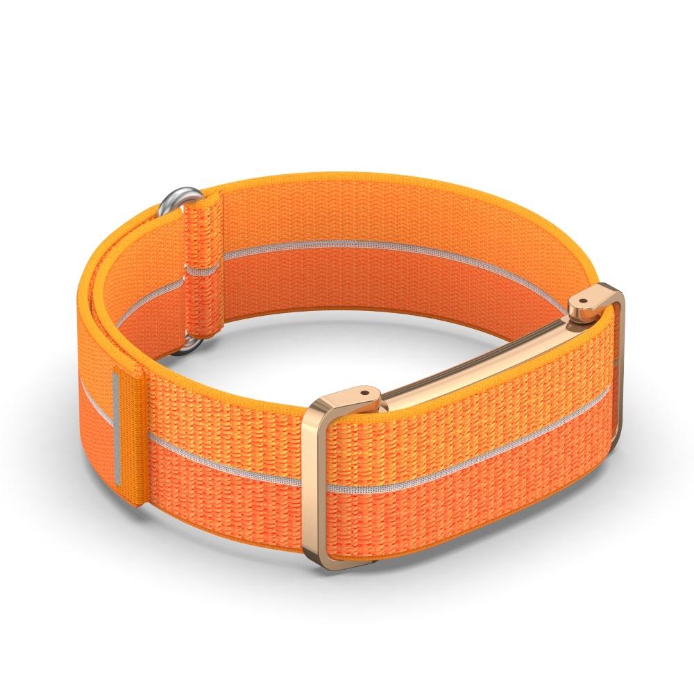 Atmungsaktives Fitness-Tracker-Armband Ersatzarmband für Google Fitbit Air für Männer Frauen orange