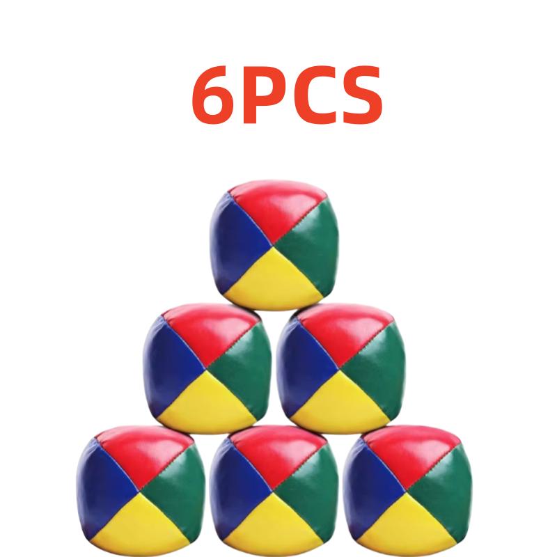6 Stück Kleine Sandsack Jonglierball Spielzeug Jonglieren Lernen Anfänger Set Zirkus Outdoor Spaß Kinder Spielzeug Bälle Kind Interaktives Spielzeug