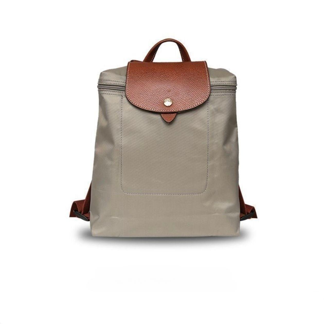 Rucksack, Freizeitrucksack für Herren und Damen, Studentenrucksack, Falttasche, Rucksack mit großer Kapazität 28*26*10cm grau