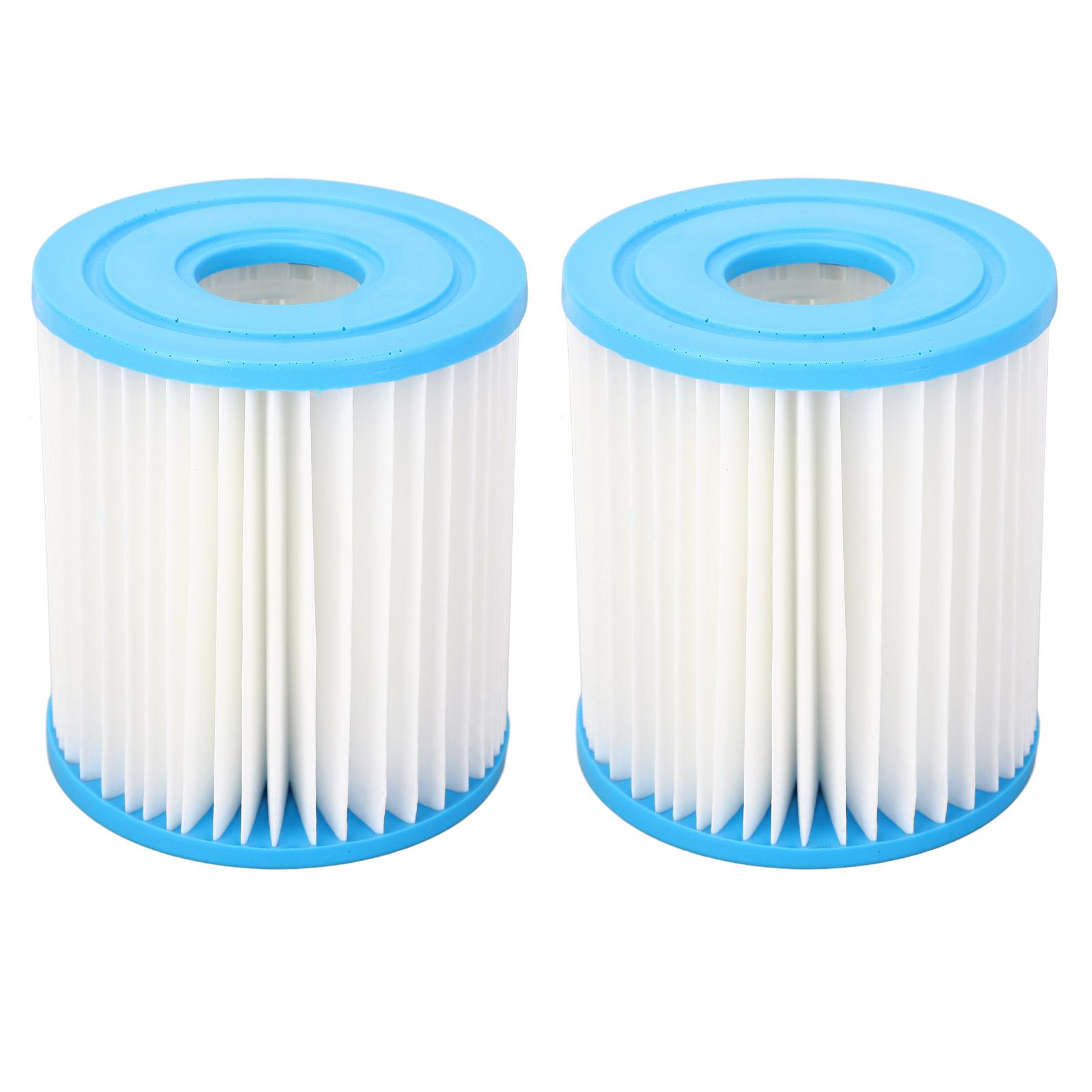 Pool-Filterkartusche Typ H, Ersatz-Schwimmbad-Filterkartusche für 29007E Poolpumpe, 2 Stück