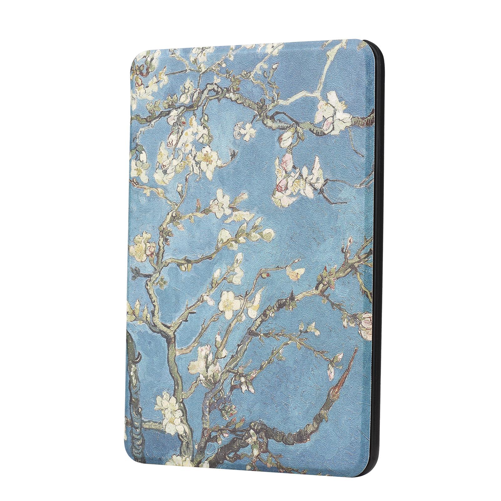 E-Book-Ledertasche für Kindle 658(10. Generation, Veröffentlichung 2019) - Leichtes Premium-PU-Leder blau