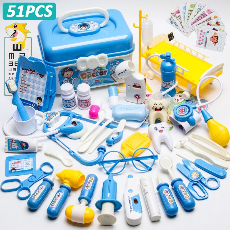 Arzt Set für Kinder, Rollenspiele für Mädchen, Krankenhauszubehör, medizinisches Set, Krankenschwester-Werkzeugtasche, Spielzeug für Kinder, Geschenk