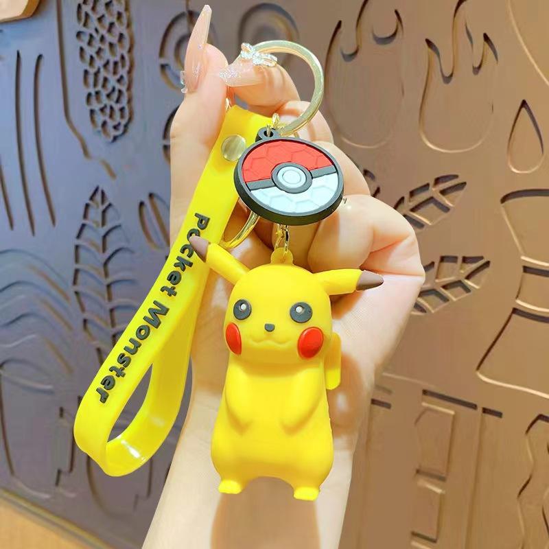 Cartoon Niedlich Pokémon Pikachu Schlüsselanhänger Taschenanhänger Kleines Geschenk Kinderspielzeug Auto Schlüsselanhänger