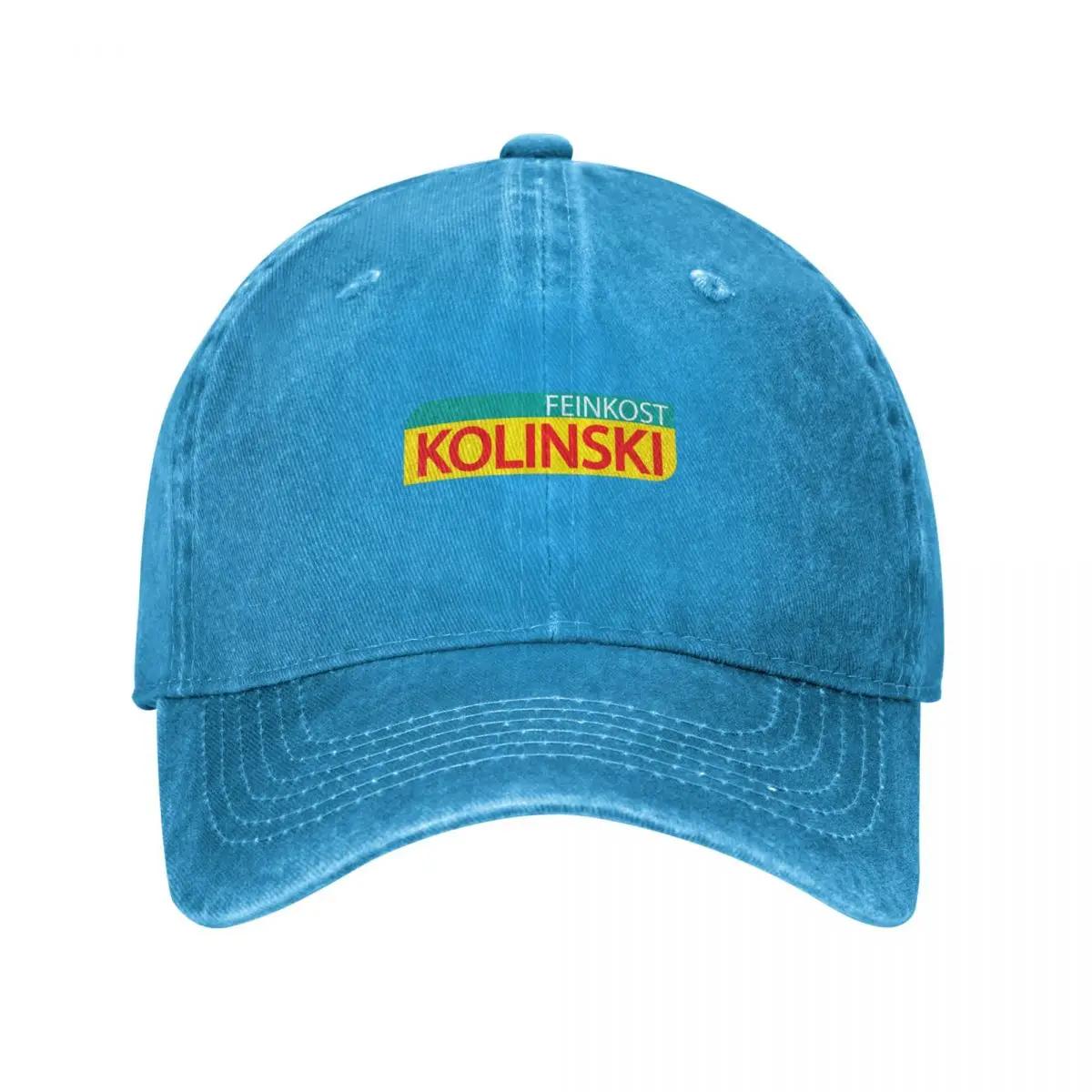 Feinkost Kolinski Baseballkappe Luxus-Kappen Bergsteigen Lustige Hüte Golf Trucker-Kappen Für Unisex Damen blue