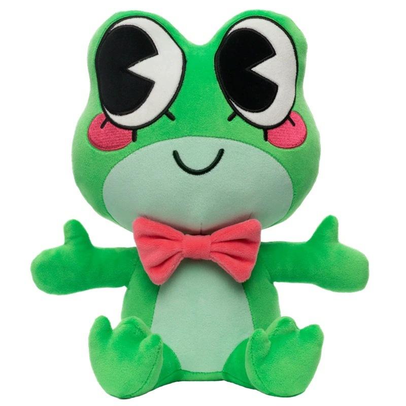 Quak Frosch Clown Plüschpuppe Niedlicher Cartoon Charakter Plüschtier Kissen Weiches Kuscheltier Kawaii Dekoration Ausstellungsstück beige